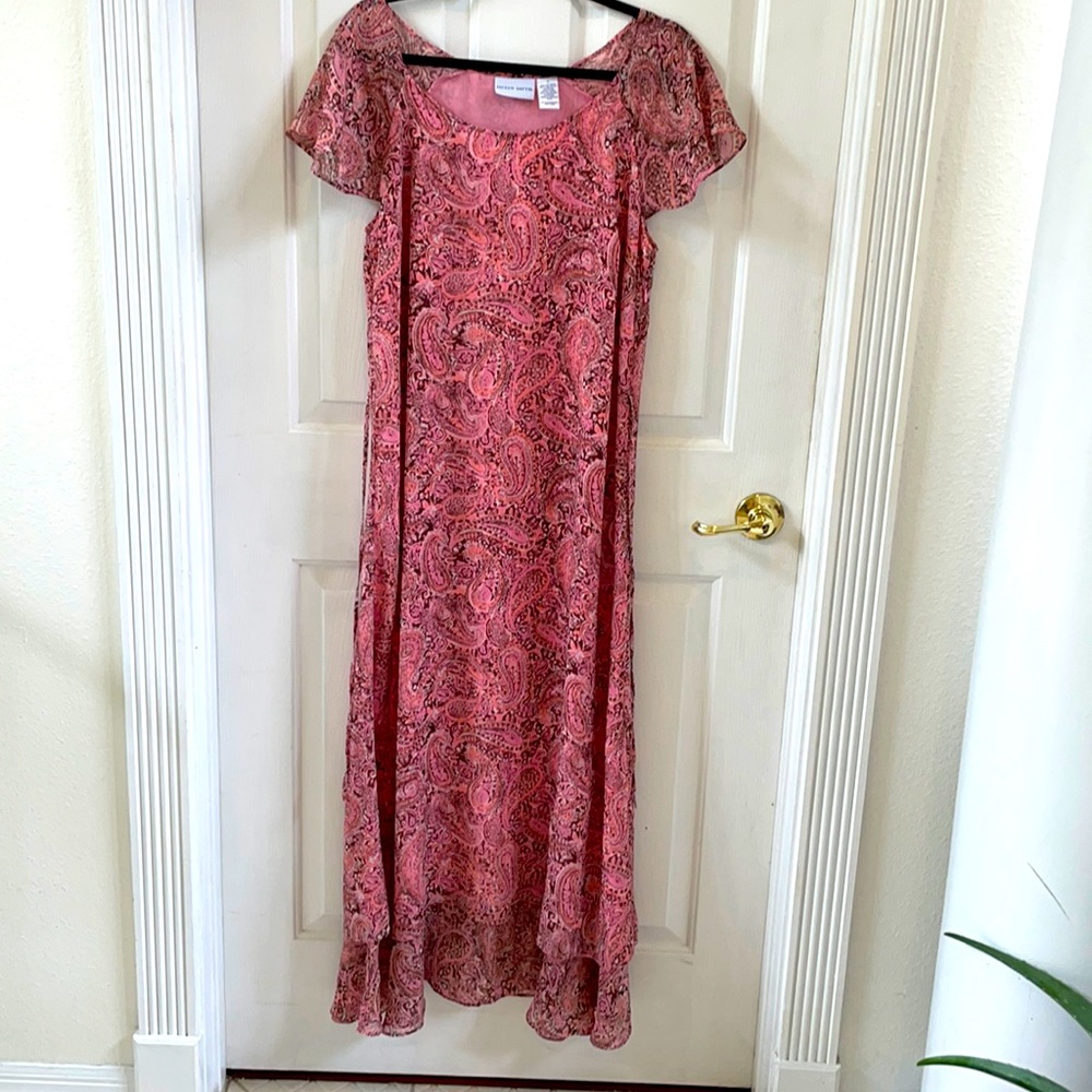 Pink cute maxi dress